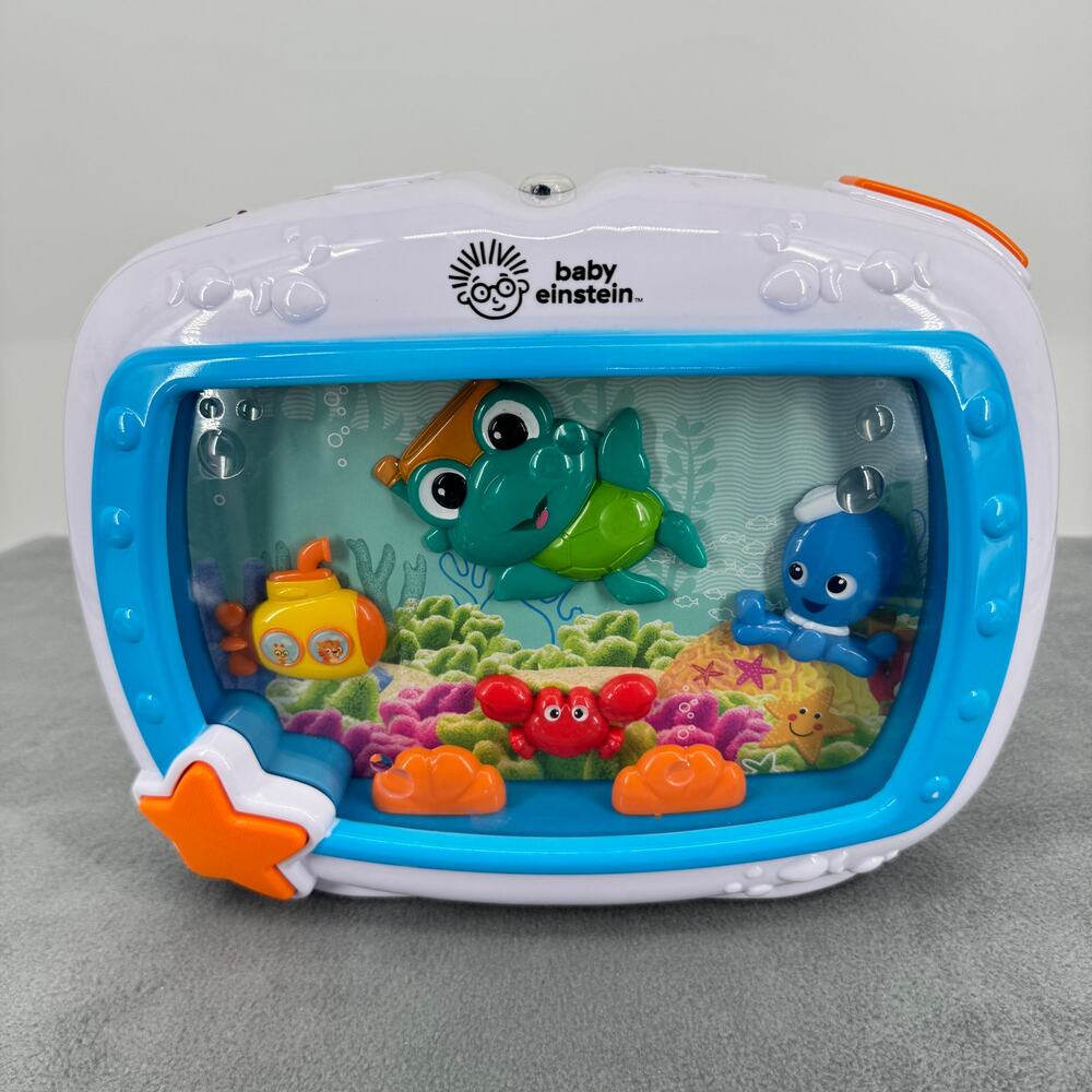 Baby Einstein Sea Dreams‎ Sleep Soother Music Crib Toy Fish Tank Aquarium Works